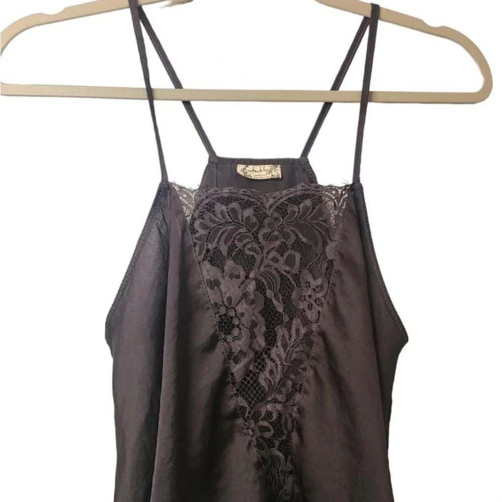 Free People Gray Lace Crop Camisole - Picture 5 of 5